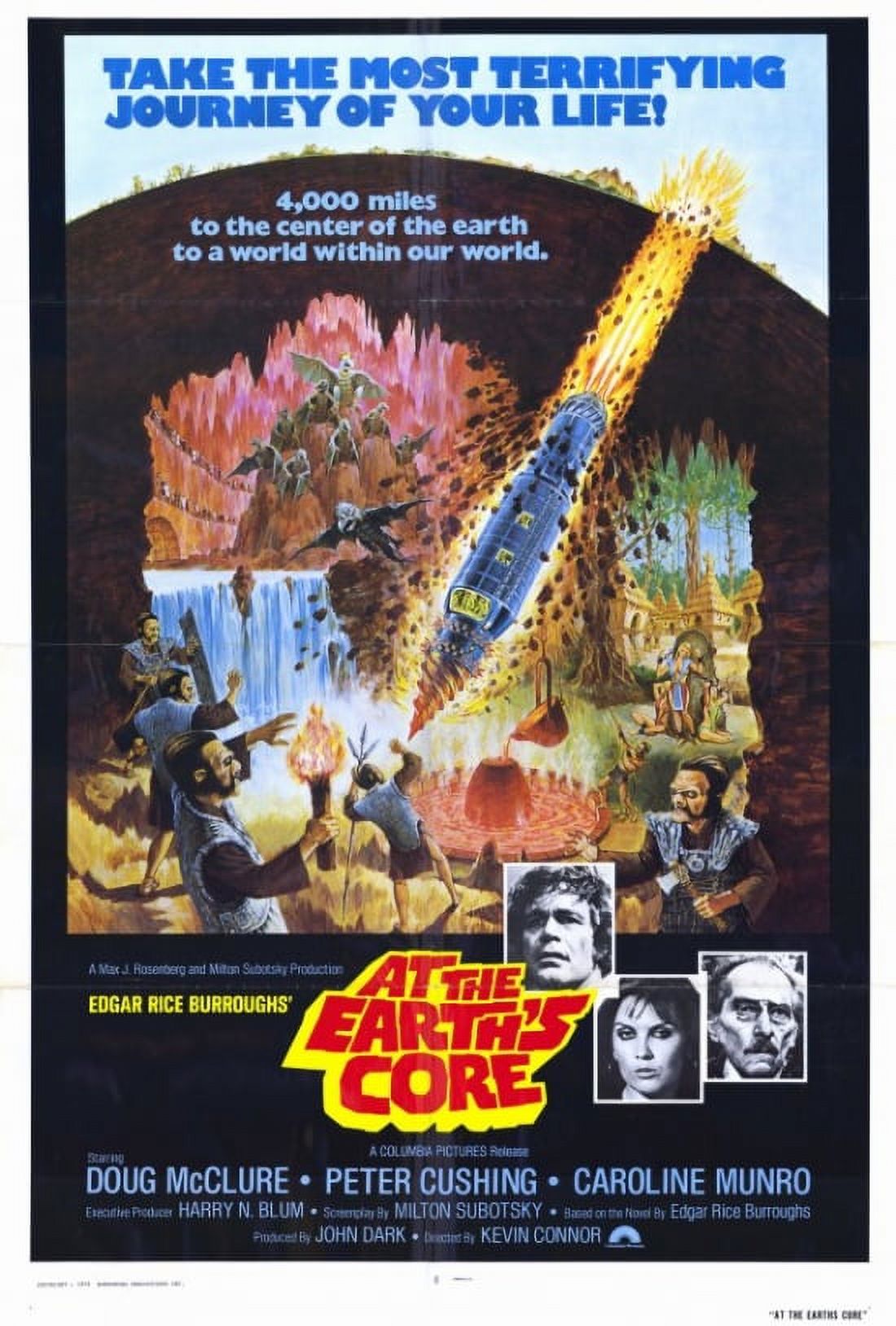 At the Earth's Core Movie Poster - 11x17 Print