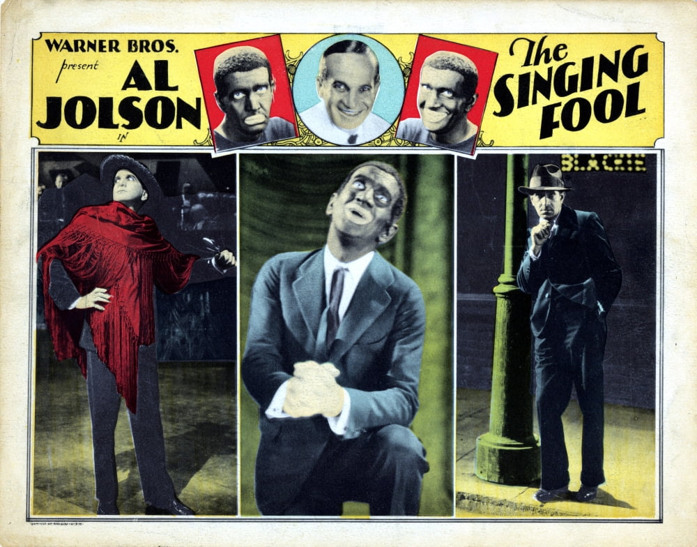 The Singing Fool movie poster featuring Al Jolson 1928 masterprint