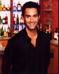 Jay Harrington photo print featuring him in an unbuttoned black shirt
