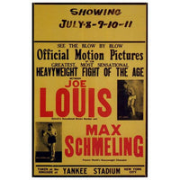 Joe Louis vs. Max Schmeling Movie Poster Print 27x40