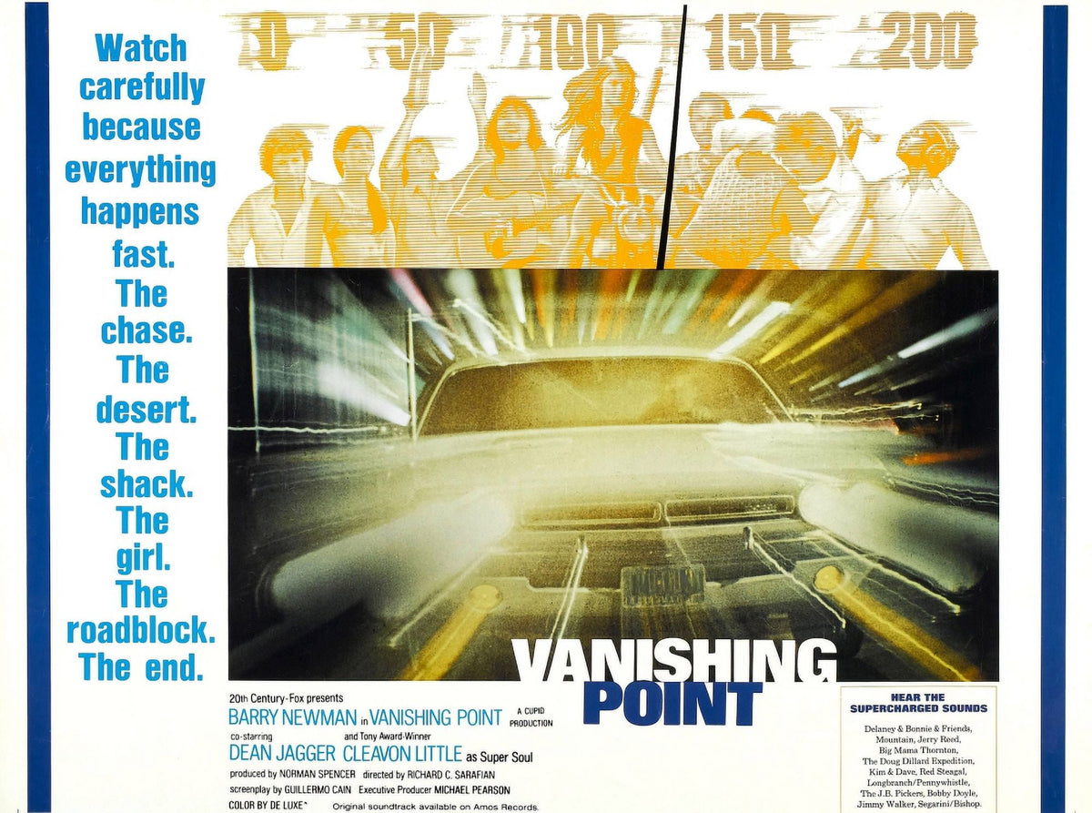 Vanishing Point Movie Masterprint Poster 14x11 by 20th Century Fox