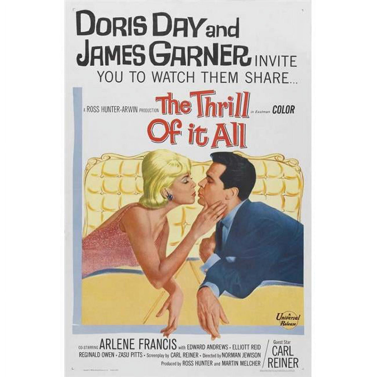 The Thrill of It All movie poster print, 27x40 inches.
