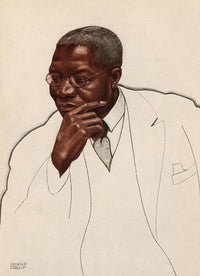 Robert Russa Moton Poster Print by Winold Reiss