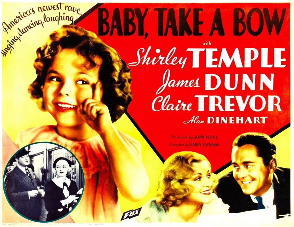 Shirley Temple Claire Trevor movie poster print from 1934