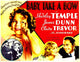 Shirley Temple Claire Trevor movie poster print from 1934