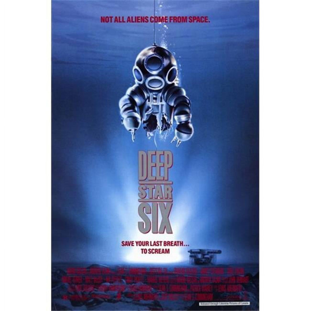 Deep Star Six Movie Poster 11x17 print showcasing thrilling sci-fi adventure.