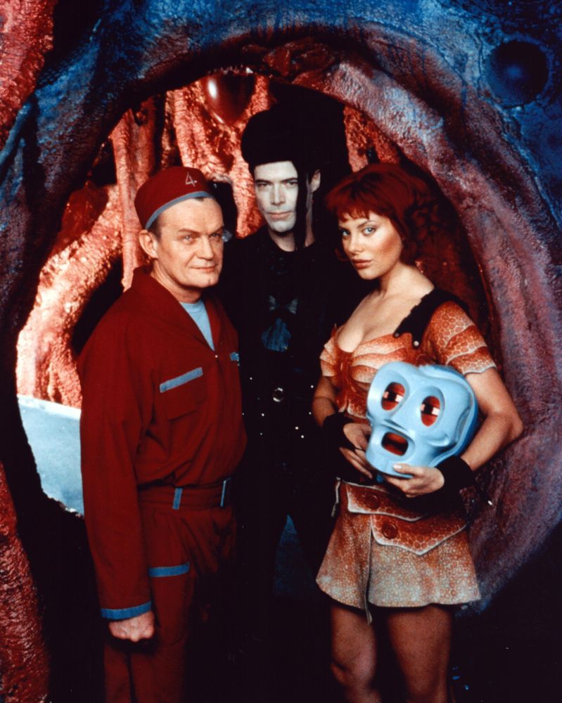 Lexx Group Photo Print capturing iconic characters from the sci-fi series.