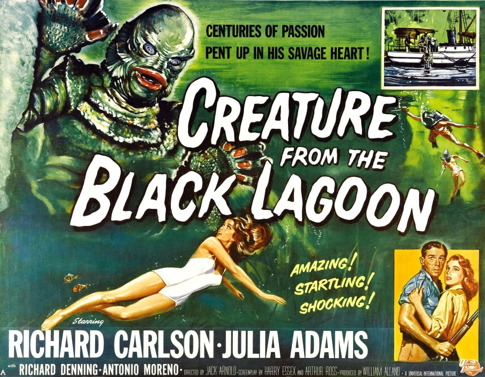 Creature from The Black Lagoon Movie Poster Masterprint 14x11