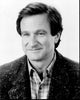 Robin Williams black and white photo print in blazer and plaid shirt
