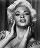 Vintage Jayne Mansfield 1950s photo poster print.