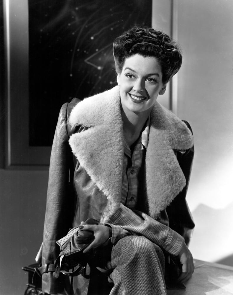 Rosalind Russell photo print from the early 1940s, classic Hollywood art