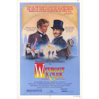 Without a Clue Movie Poster Print 27x40 featuring a whimsical detective theme.