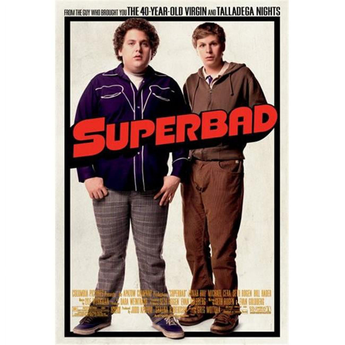 Superbad Movie Poster showcasing iconic comedy film art.