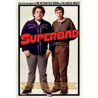 Superbad Movie Poster showcasing iconic comedy film art.