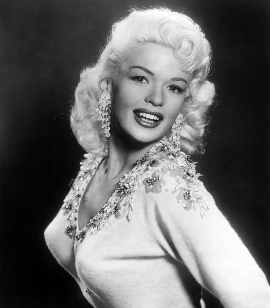 Jayne Mansfield 1957 photo print, vintage Hollywood glamour