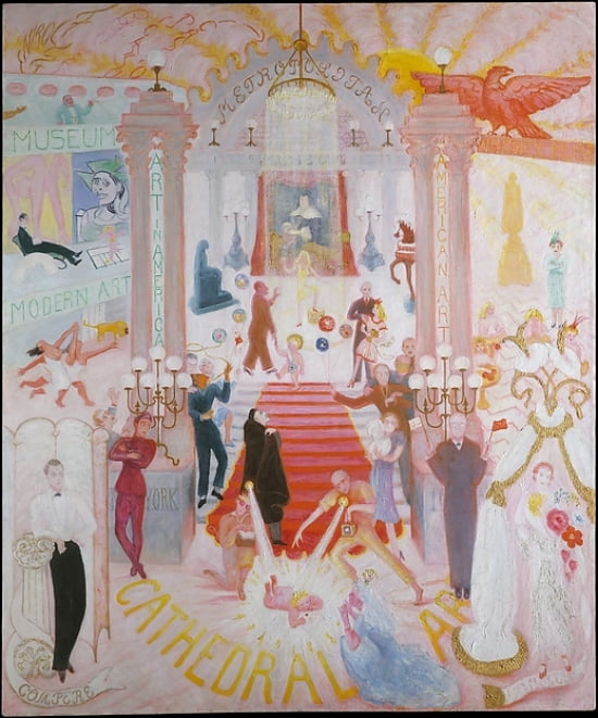 The Cathedrals of Art Poster Print by Florine Stettheimer in 8x10 size.