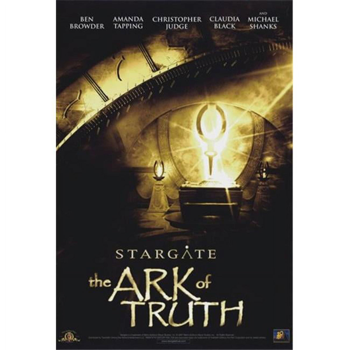 Stargate The Ark of Truth Movie Poster featuring iconic film imagery in 11x17 size.