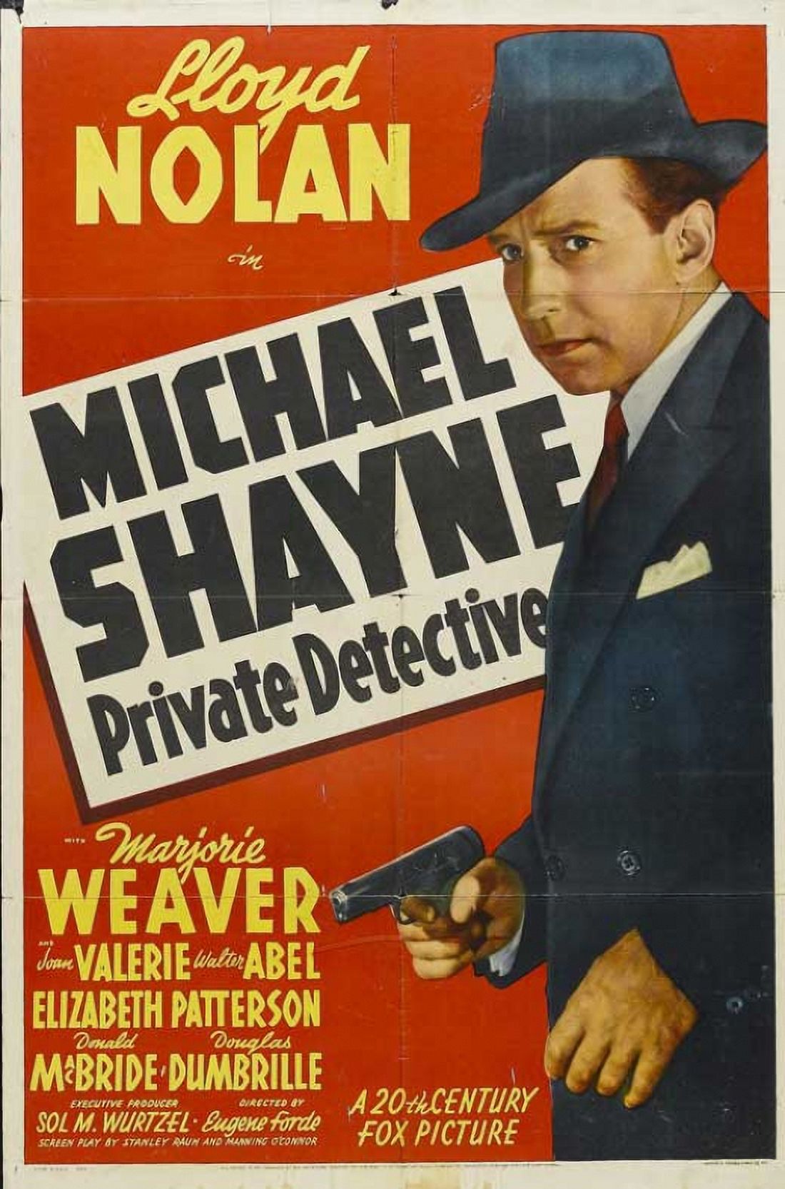 Michael Shayne Private Detective Movie Poster 11x17