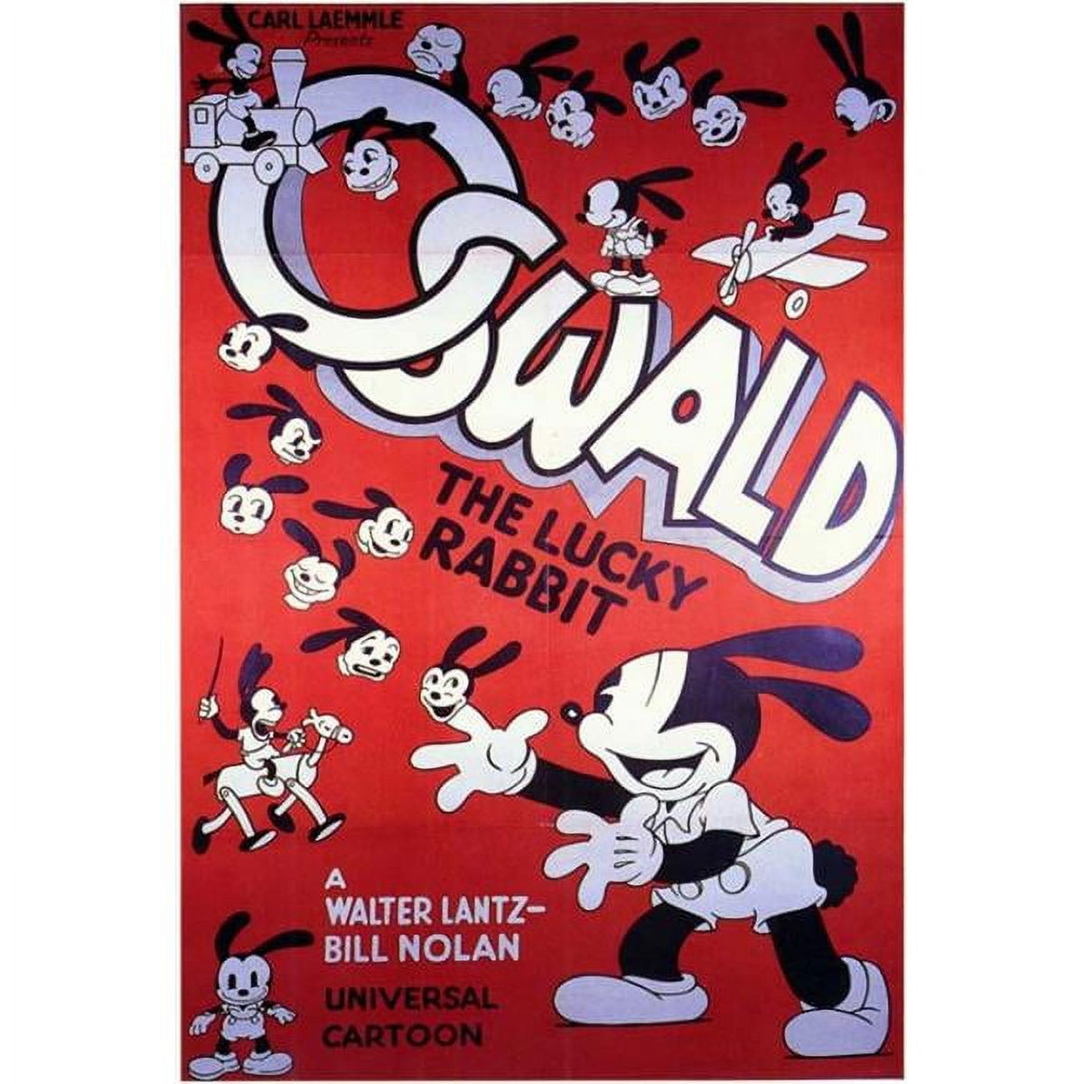 Oswald the Lucky Rabbit Movie Poster Print - 27 x 40