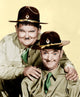 Great Guns movie photo print featuring Laurel and Hardy from the 1941 film