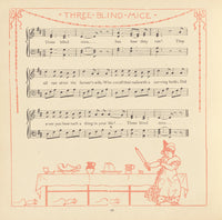 Three Blind Mice Vintage Poster Print by Walter Crane