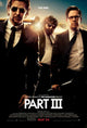 The Hangover Part III movie poster, 11x17 print featuring iconic imagery.