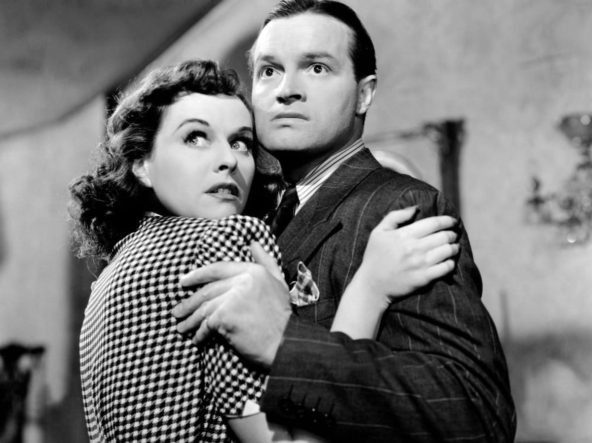 The Cat And The Canary photo print featuring Paulette Goddard and Bob Hope from 1939.