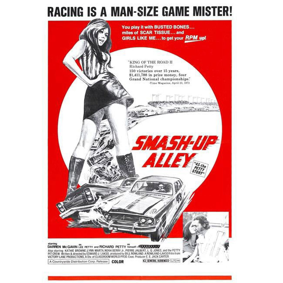 1974 43 Story (Smash-Up Alley) movie poster print.