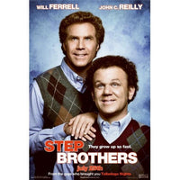 Step Brothers Movie Poster Print featuring iconic comedy moments.