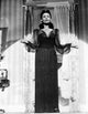 Lena Horne black gown black and white portrait photo print
