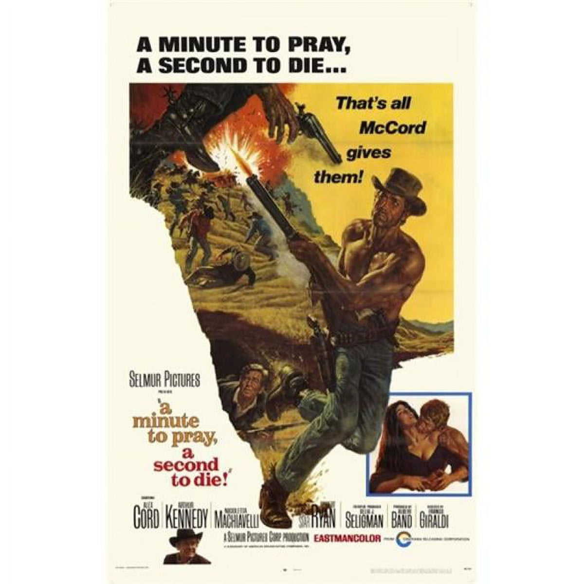 Minute to Pray a Second to Die Movie Poster - 11x17