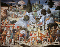Frescoes of the Chapel of the Magi Poster Print - 24x18