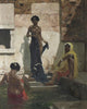 At The Baths art print by John Gleich showcasing serene bath scenes.