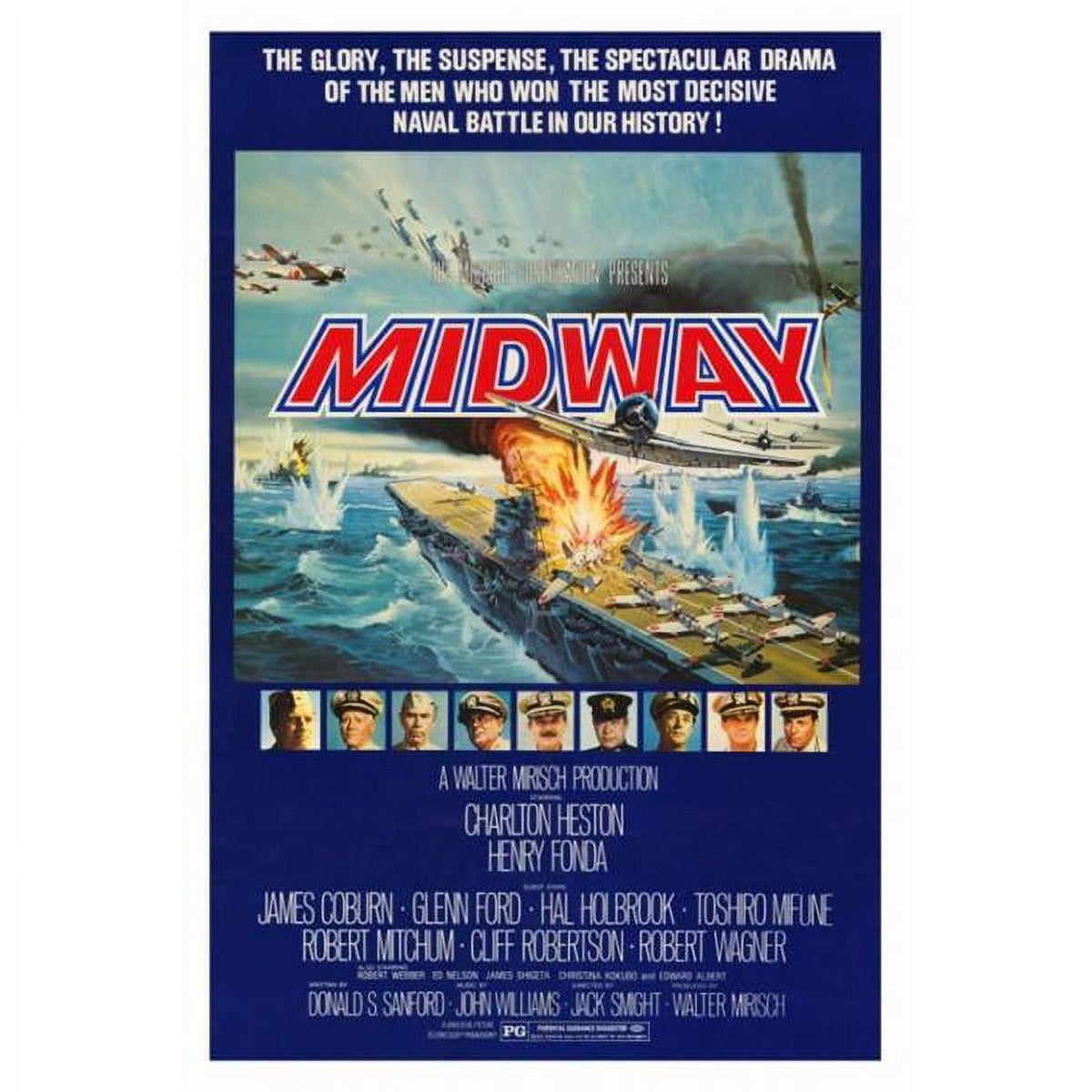 Midway Movie Poster Print 27x40 - Premium Quality Artwork