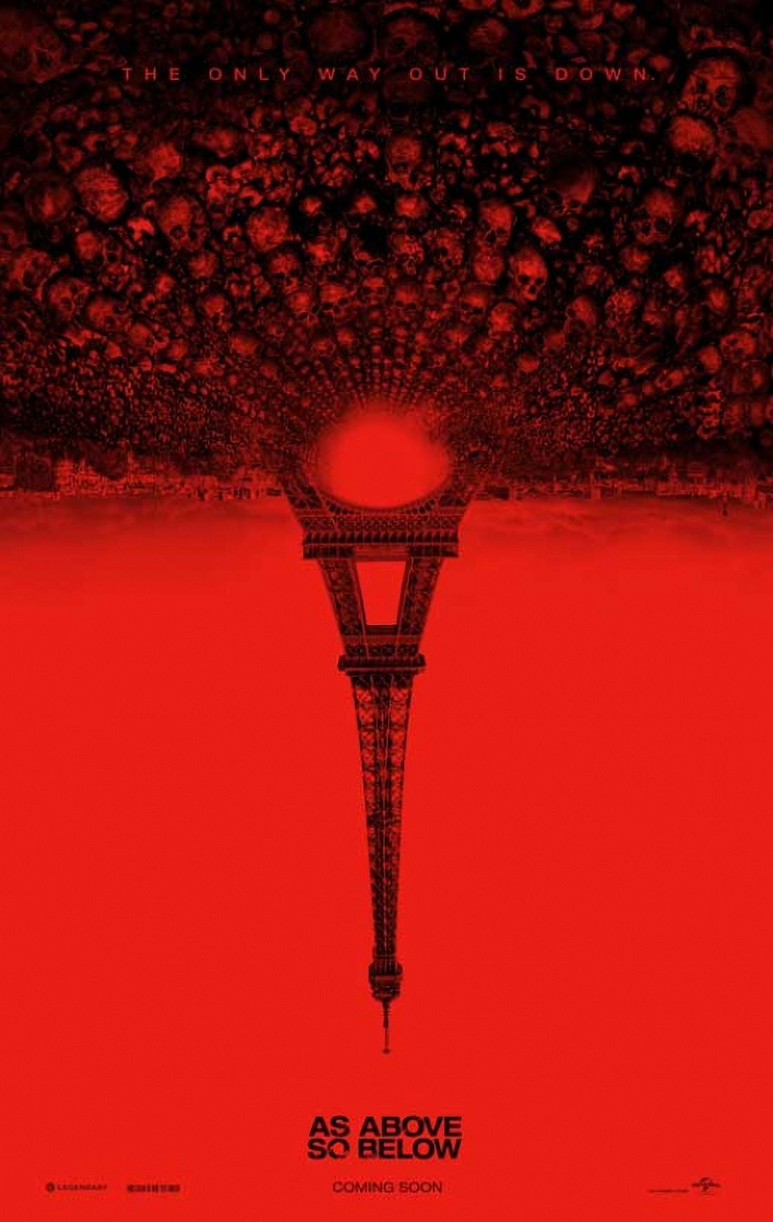 As Above So Below movie poster 11x17 print showcasing horror film art.