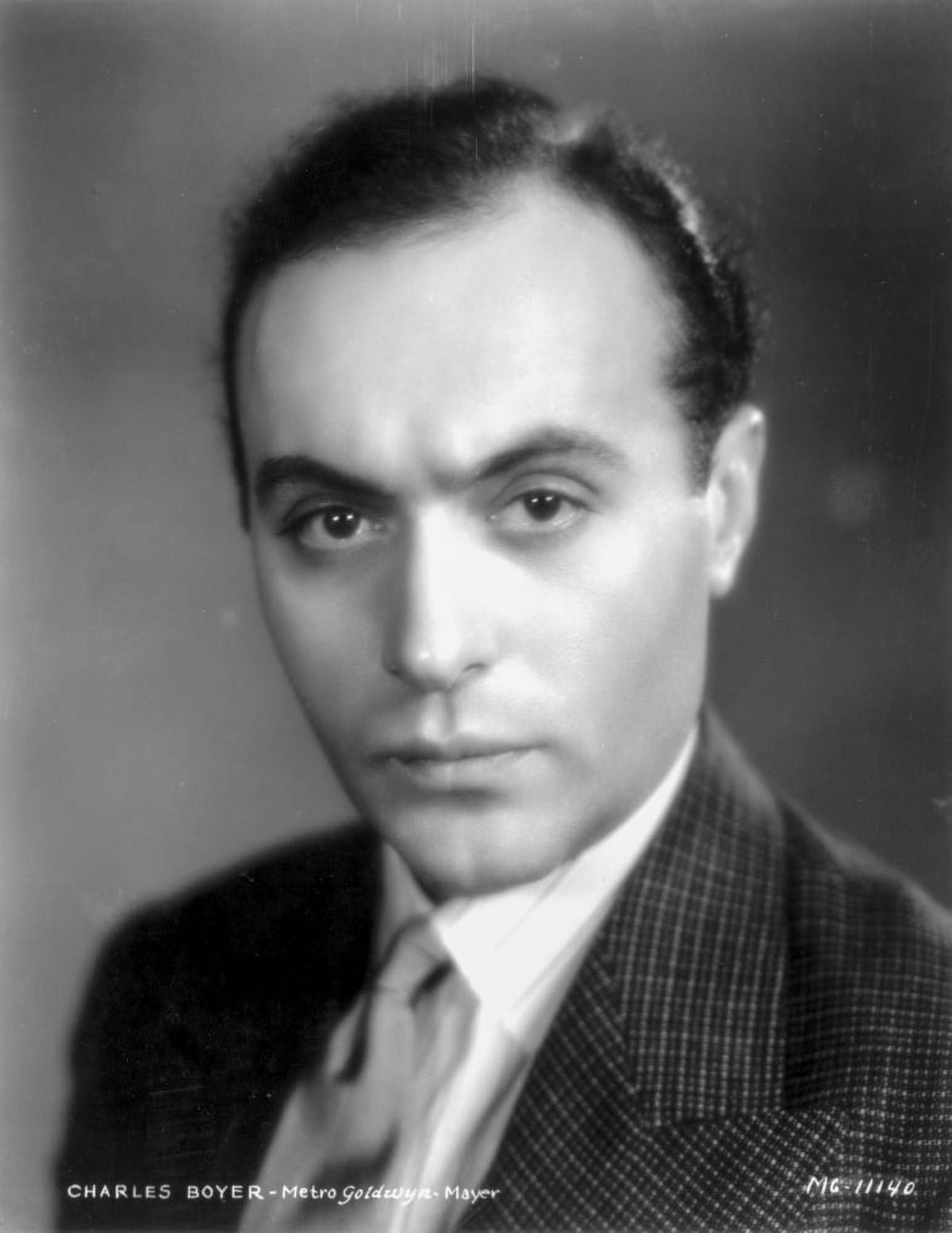 Charles Boyer classic photo print showcasing Hollywood elegance