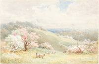 Spring Floral Art Print by Joseph Rubens Powell - 18x24