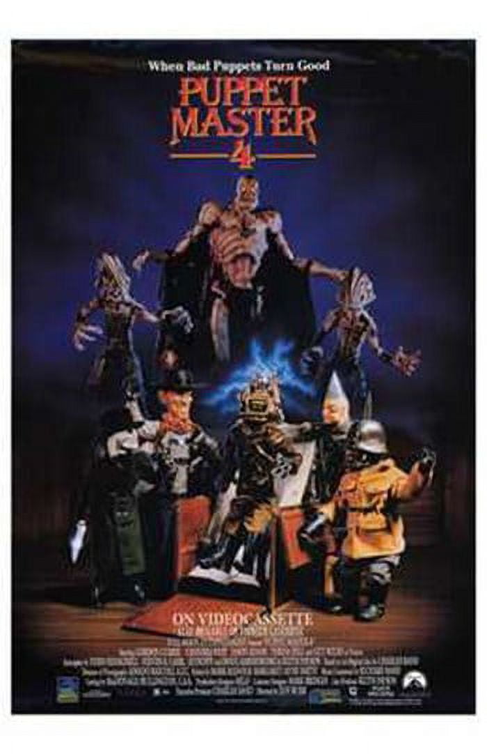 Puppet Master 4 Movie Poster - 11x17 print showcasing iconic horror film art
