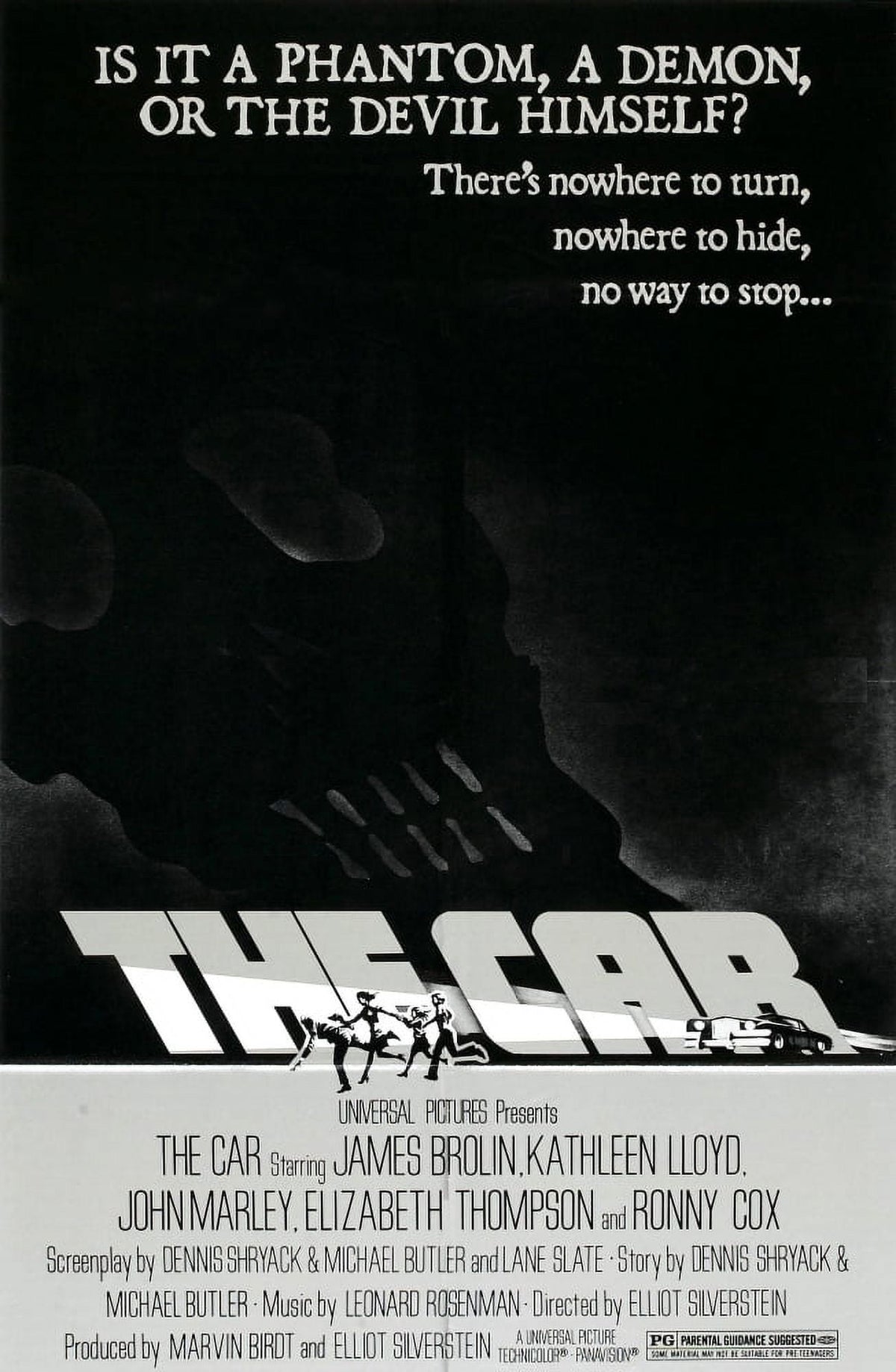 The Car 1977 movie poster print, classic film art