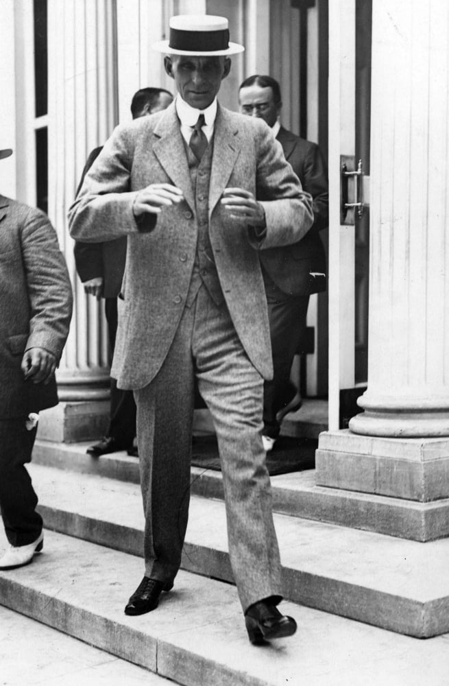 Henry Ford photo print in a suit, classic image, available in multiple sizes.