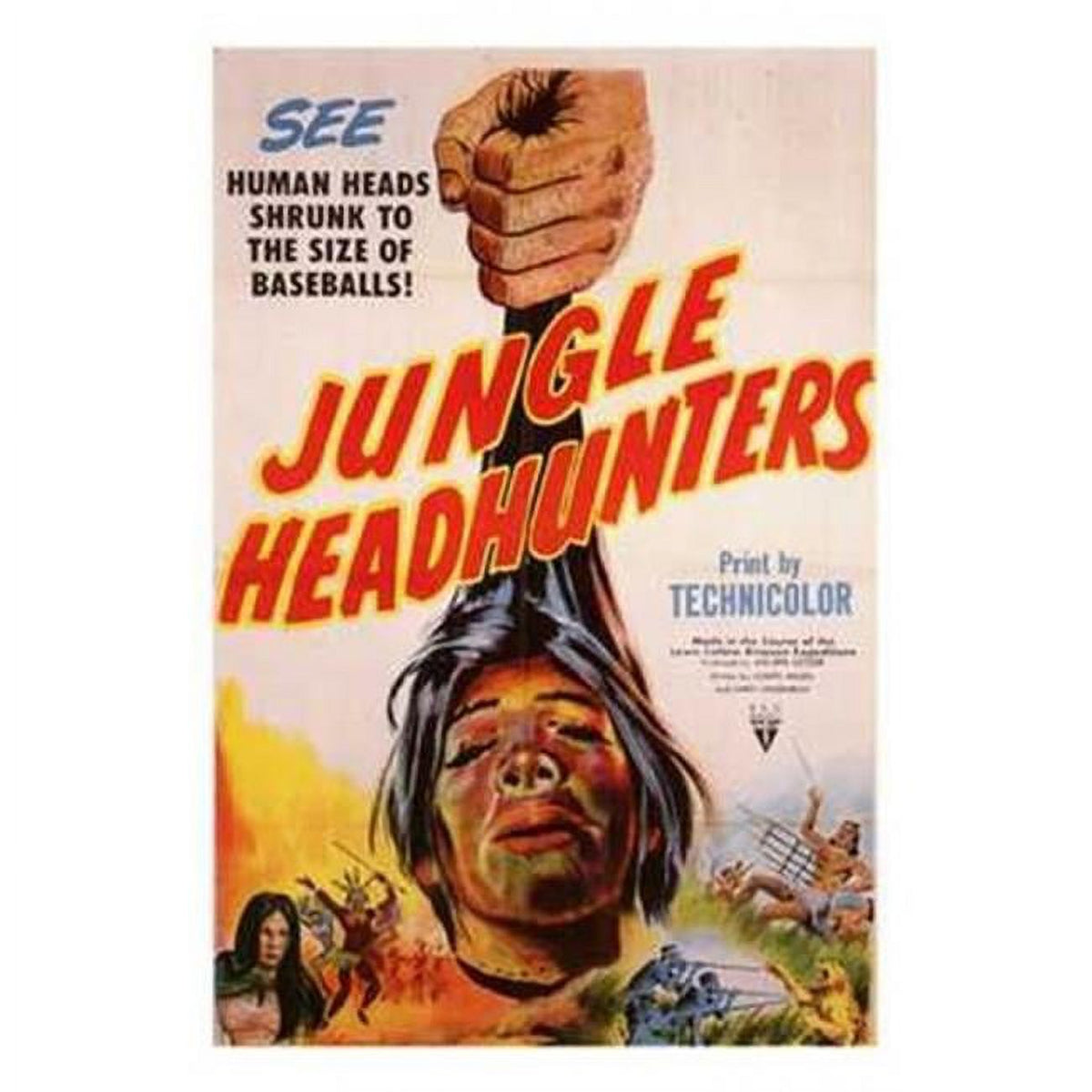 Jungle Headhunters Movie Poster 11x17 - Cinematic Artwork