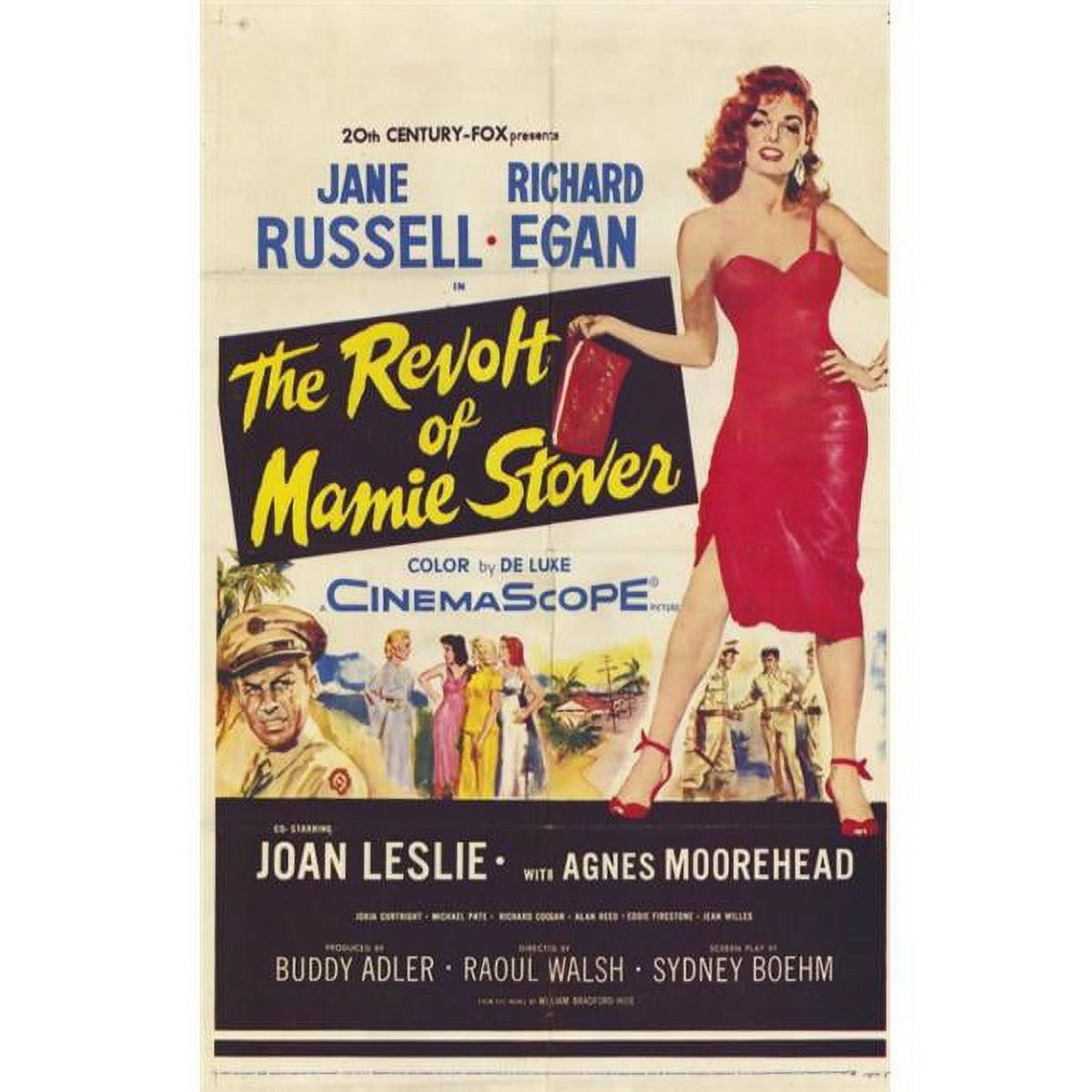 The Revolt of Mamie Stover movie poster print 11x17