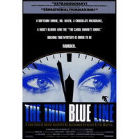 'The Thin Blue Line' Movie Poster Print - 27x40, tribute to law enforcement.