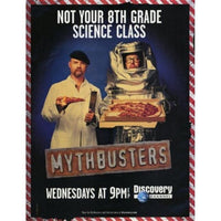 MythBusters Movie Poster 11x17 print featuring vibrant colors.
