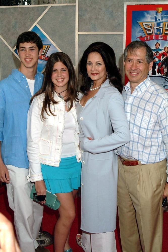 Lynda Carter family at Sky High premiere photo print.