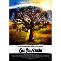 Surfer Dude Movie Poster Print showcasing beach vibes and surfing culture.