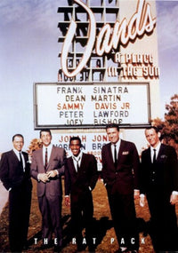 Rat Pack movie poster featuring iconic film art print.