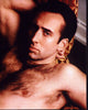 Nicolas Cage shirtless photo print with hand behind head