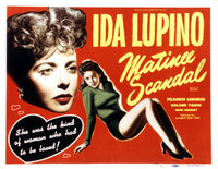 One Rainy Afternoon (Matinee Scandal) movie poster print featuring Ida Lupino from 1936.