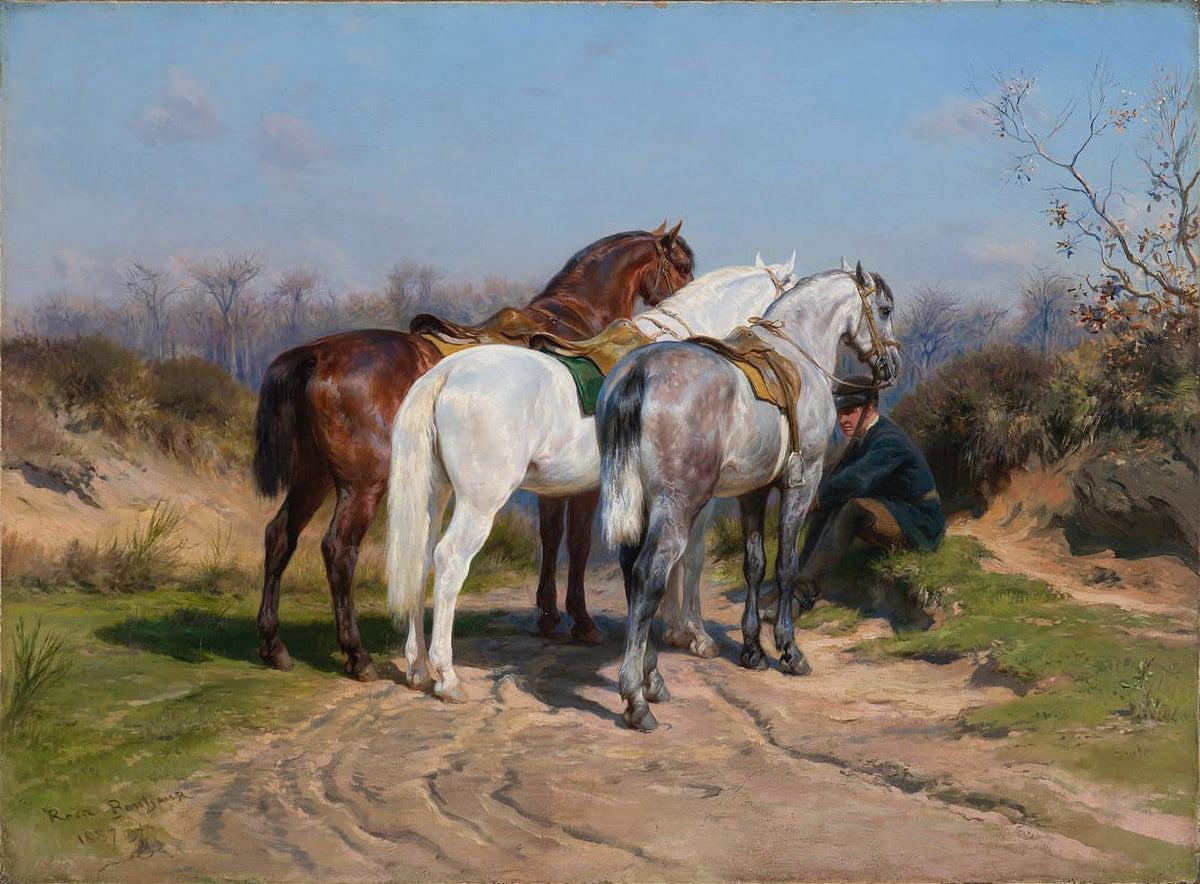 Relay Hunting Art Print by Rosa Bonheur - 18x24